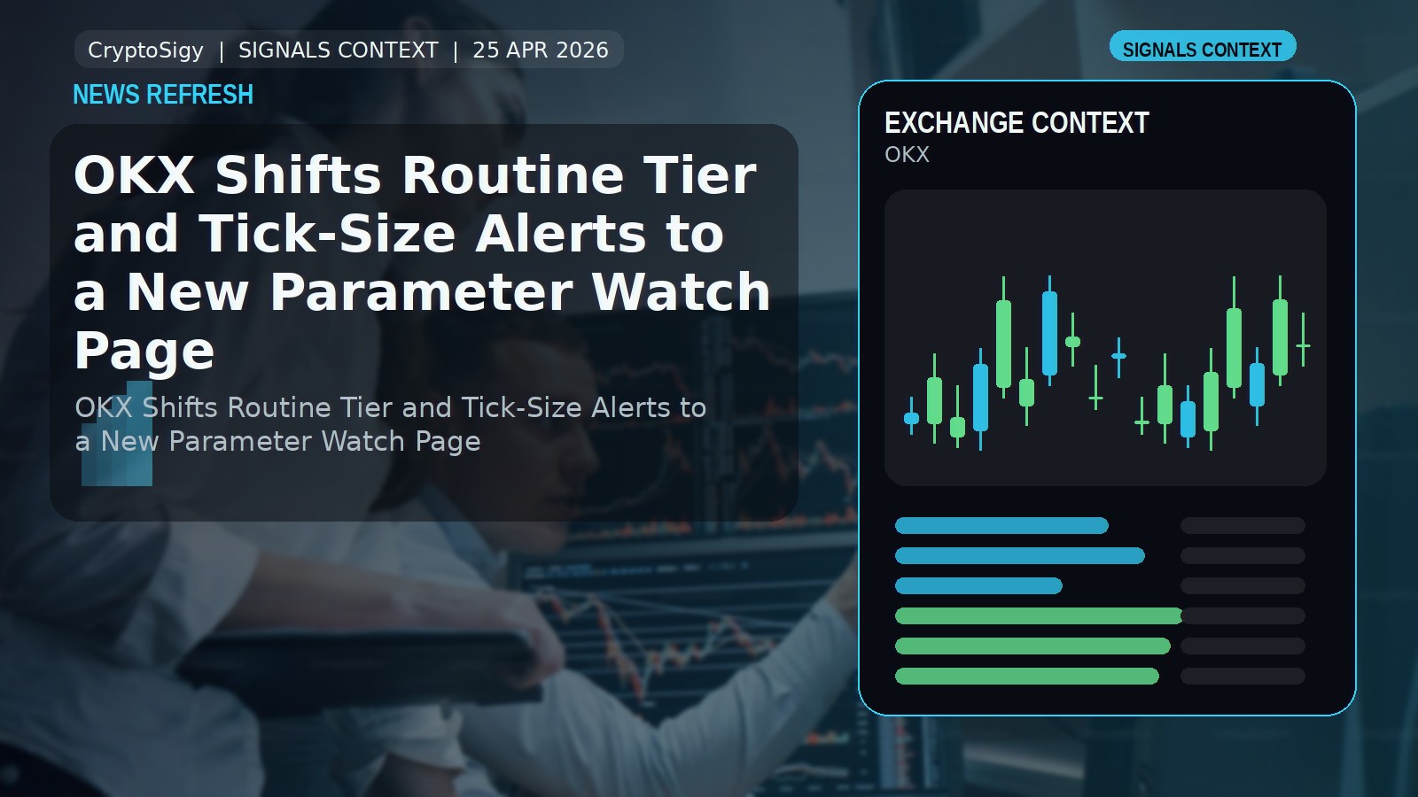 OKX Shifts Routine Tier and Tick-Size Alerts to a New Parameter Watch Page